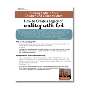 Creating a Legacy of Walking with God_Store Image